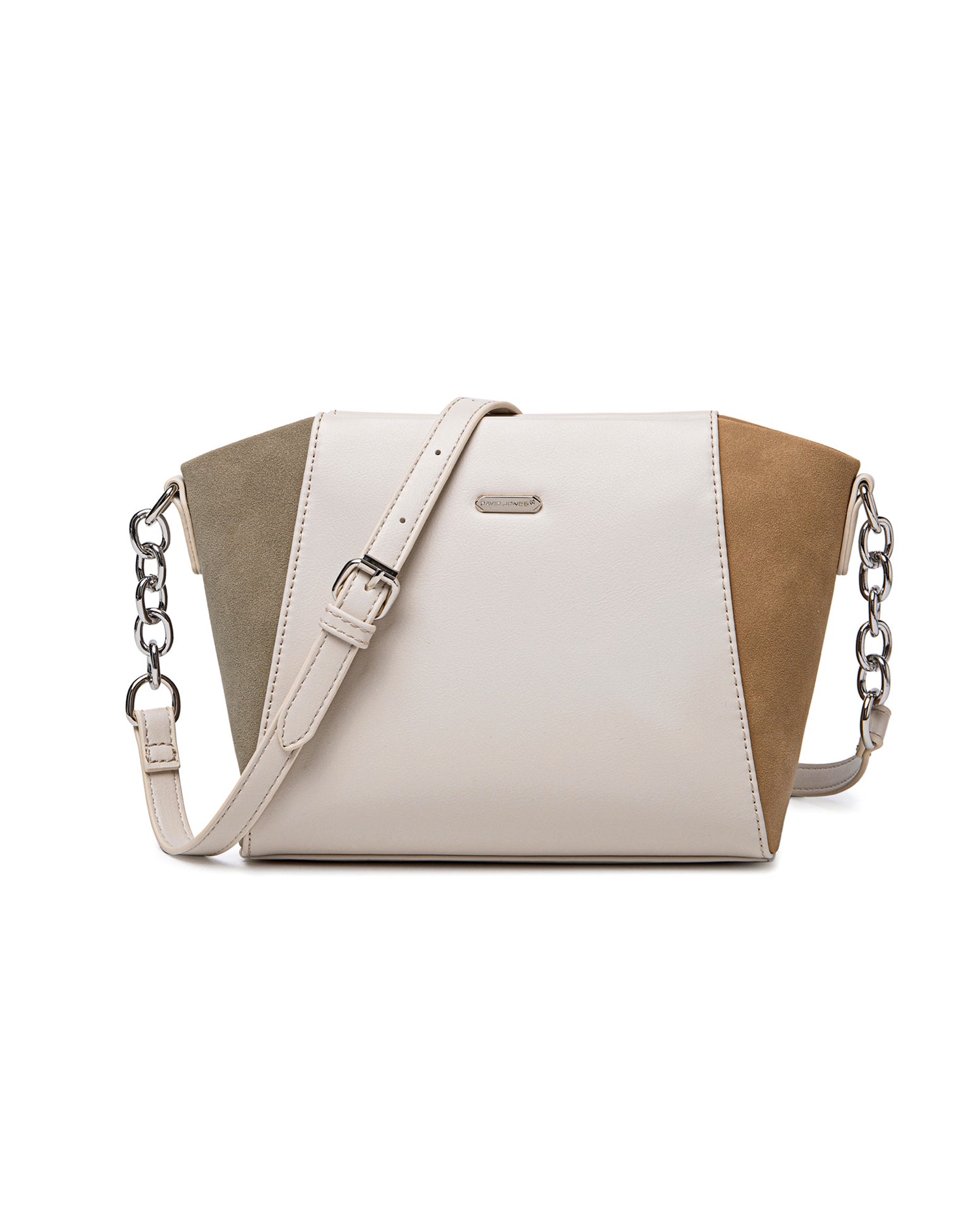 David Jones Shoulder/Cross Body Bag - Ivory – madamforbag