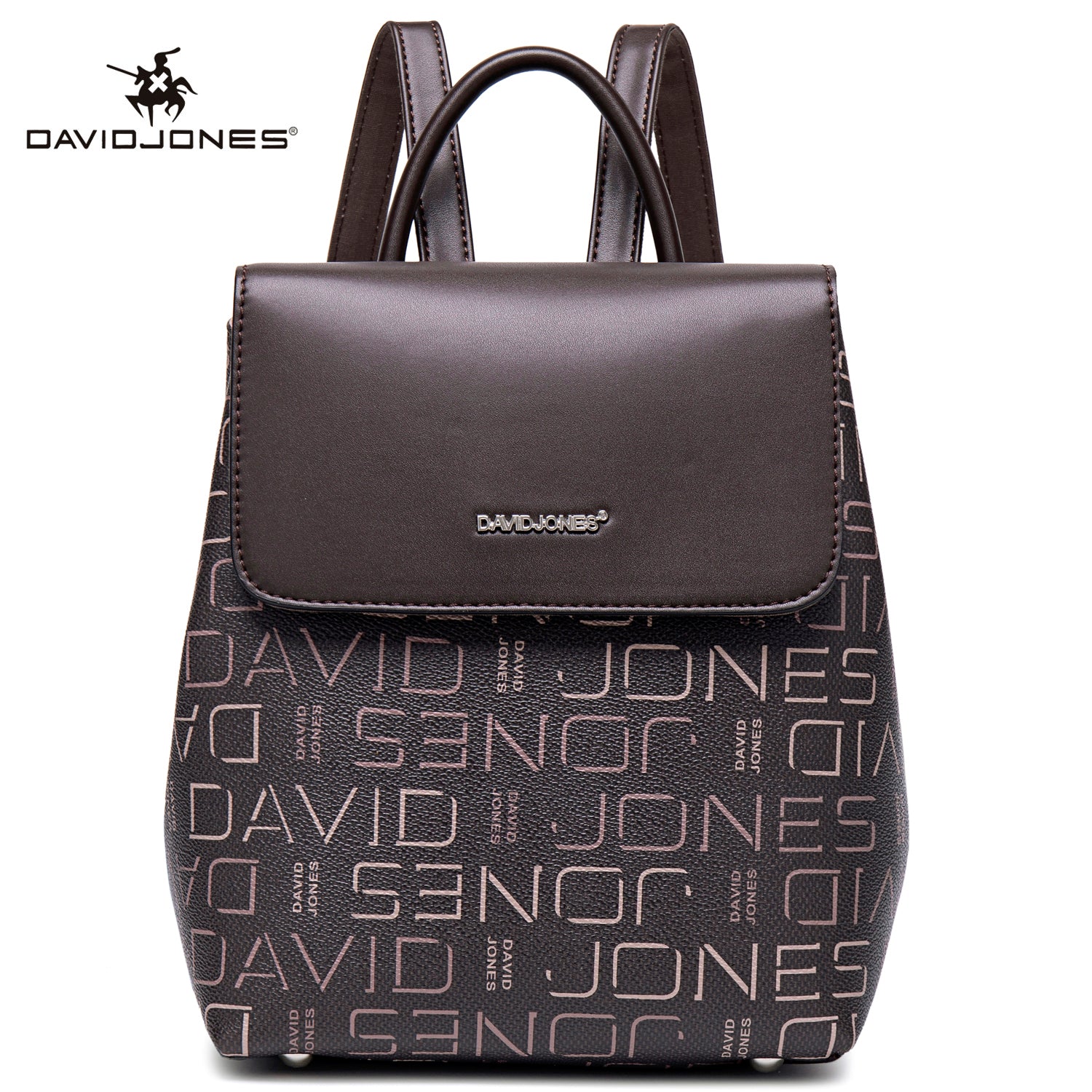 David jones black online backpack