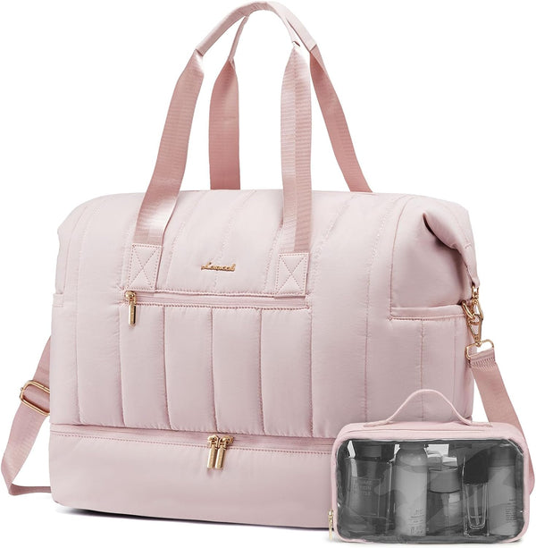 Lovevook Pink - Puffer Travel Duffle Bag