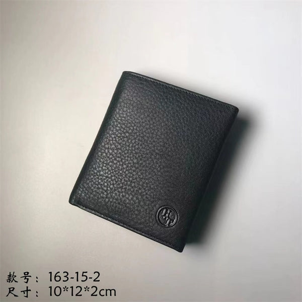 Men's Genuine leather wallet - Black