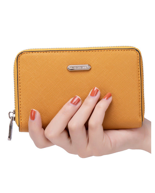 David Jones Mini Wallet - Mustard