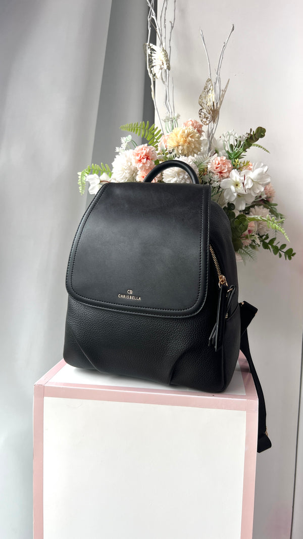 Chrisbella Backpack- Black