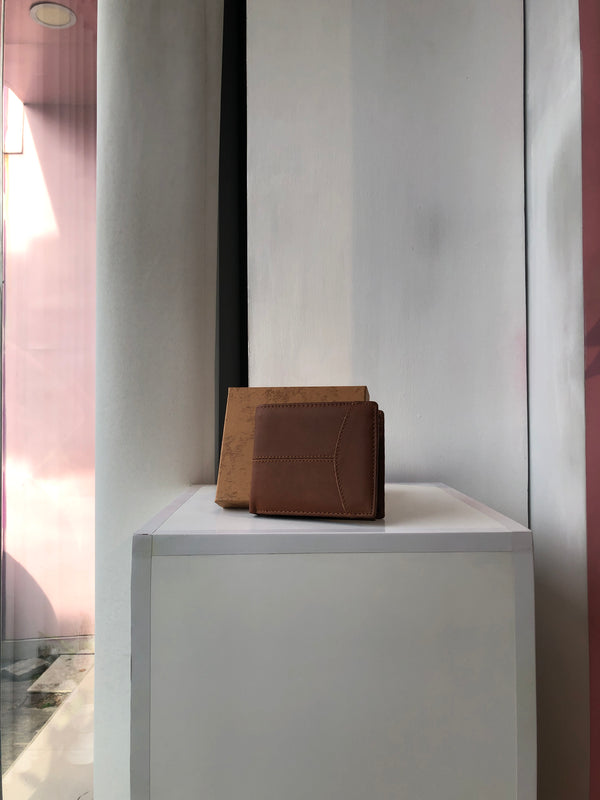 Men's Genuine leather wallet - Brown