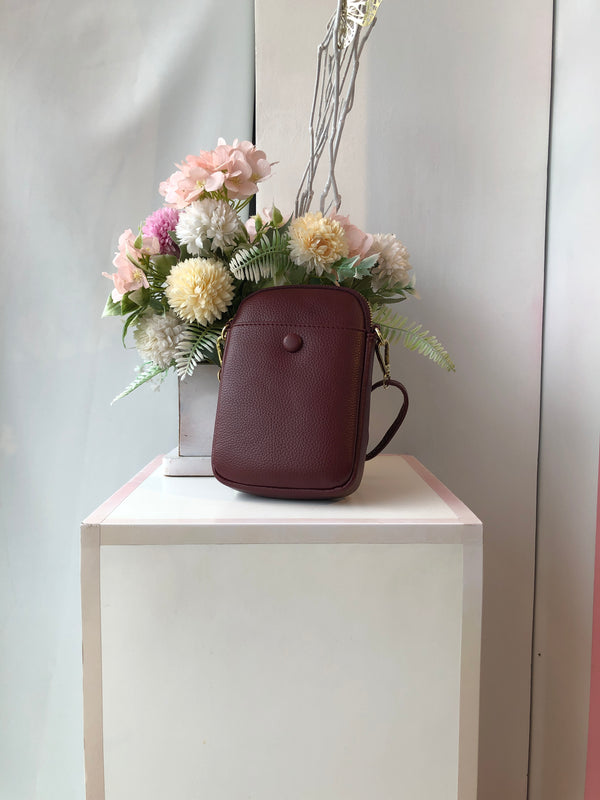 Leonora Wine red- phone bag