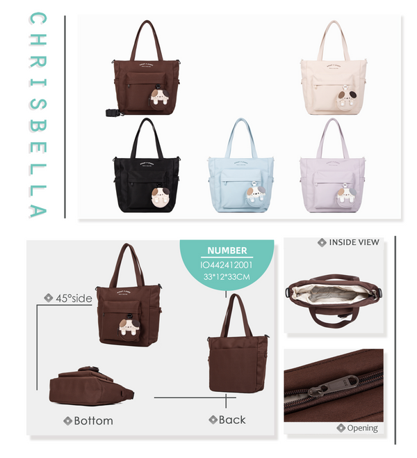 Chrisbella Tote bag - Black