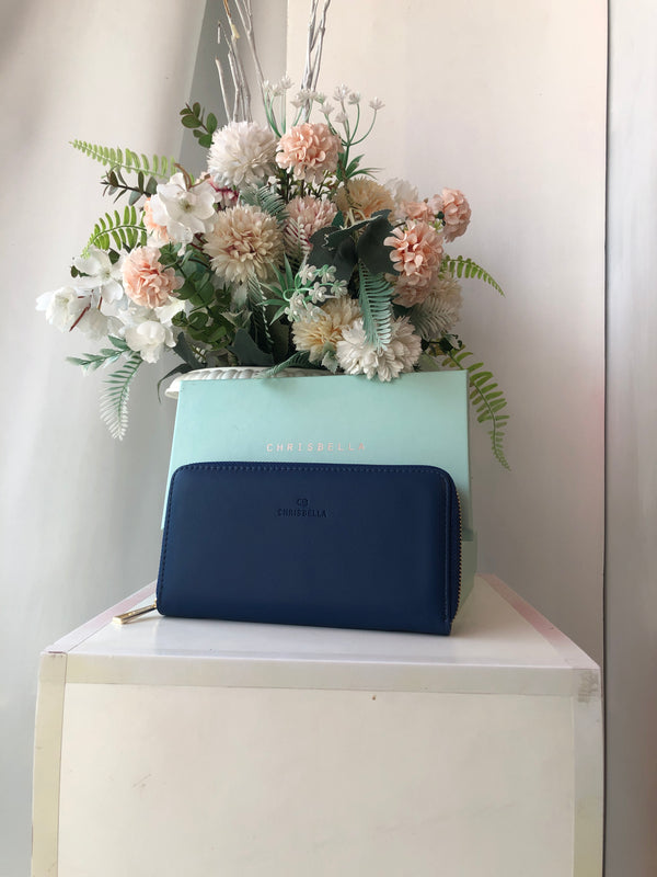 Chrisbella Wallet Blue- 1001