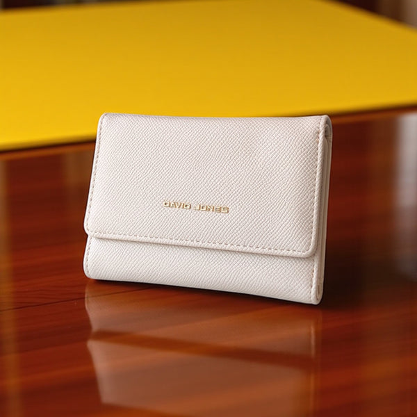 David Jones Mini Wallet - Cream