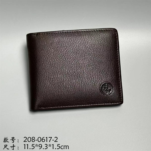 Men's Genuine leather wallet - Coffee