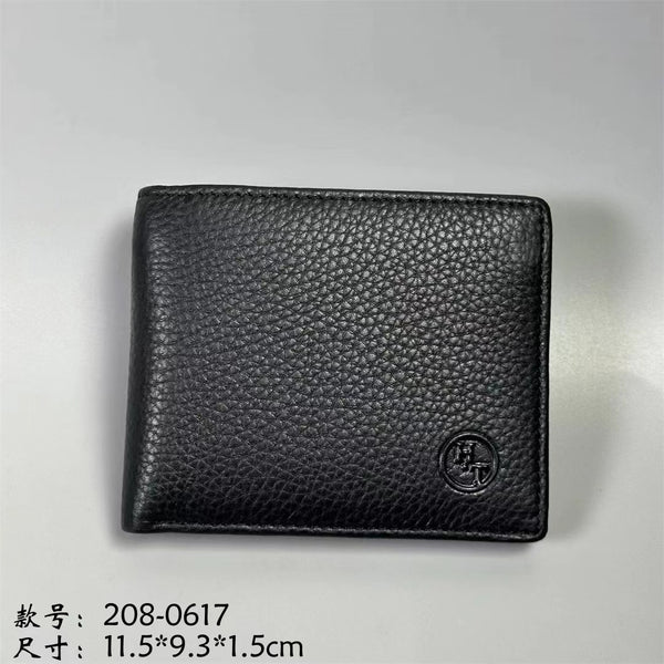 Men's Genuine leather wallet - Black